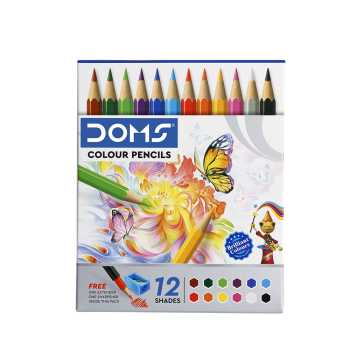 Doms Colour Pencils 12 pcs smoll